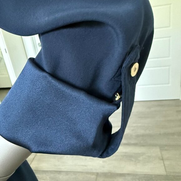 Michael Kors Long Sleeve Silk Finish Dress Size 6 - Picture 4 of 5